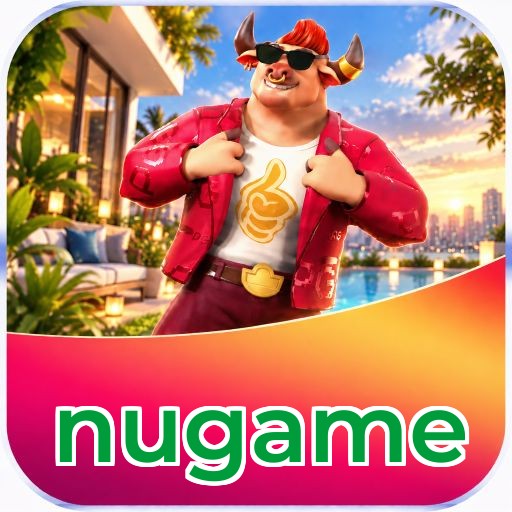 Interface da plataforma nugame mostrando slots populares e bônus de boas-vindas